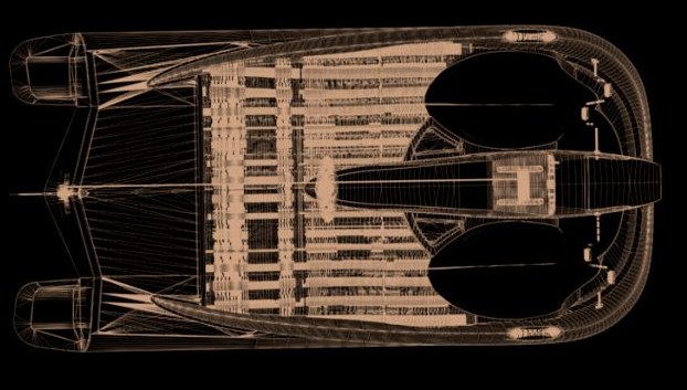 Vista dall'alto — wireframe
